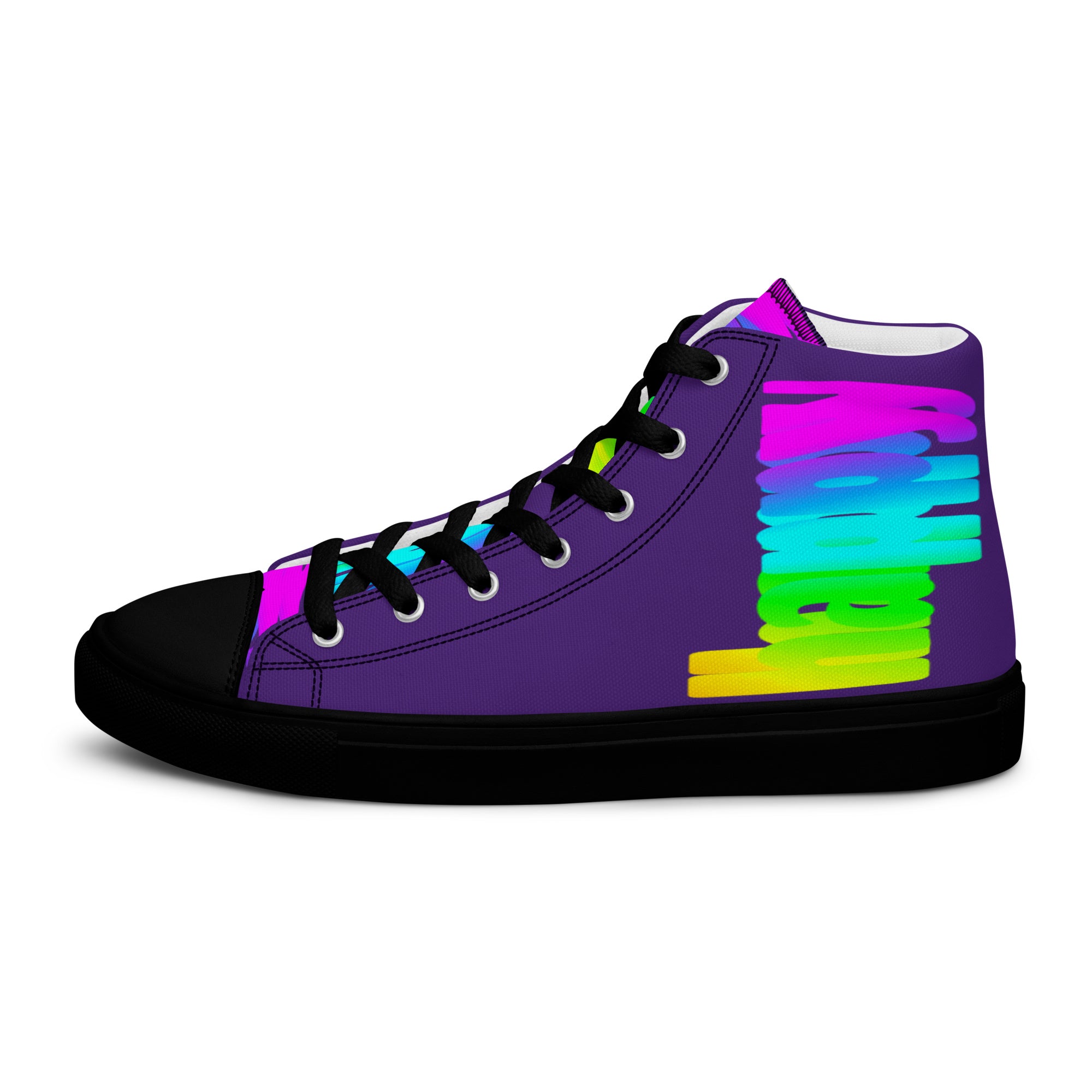 Happy Rainbow Painted High Tops Collection HappyStuff