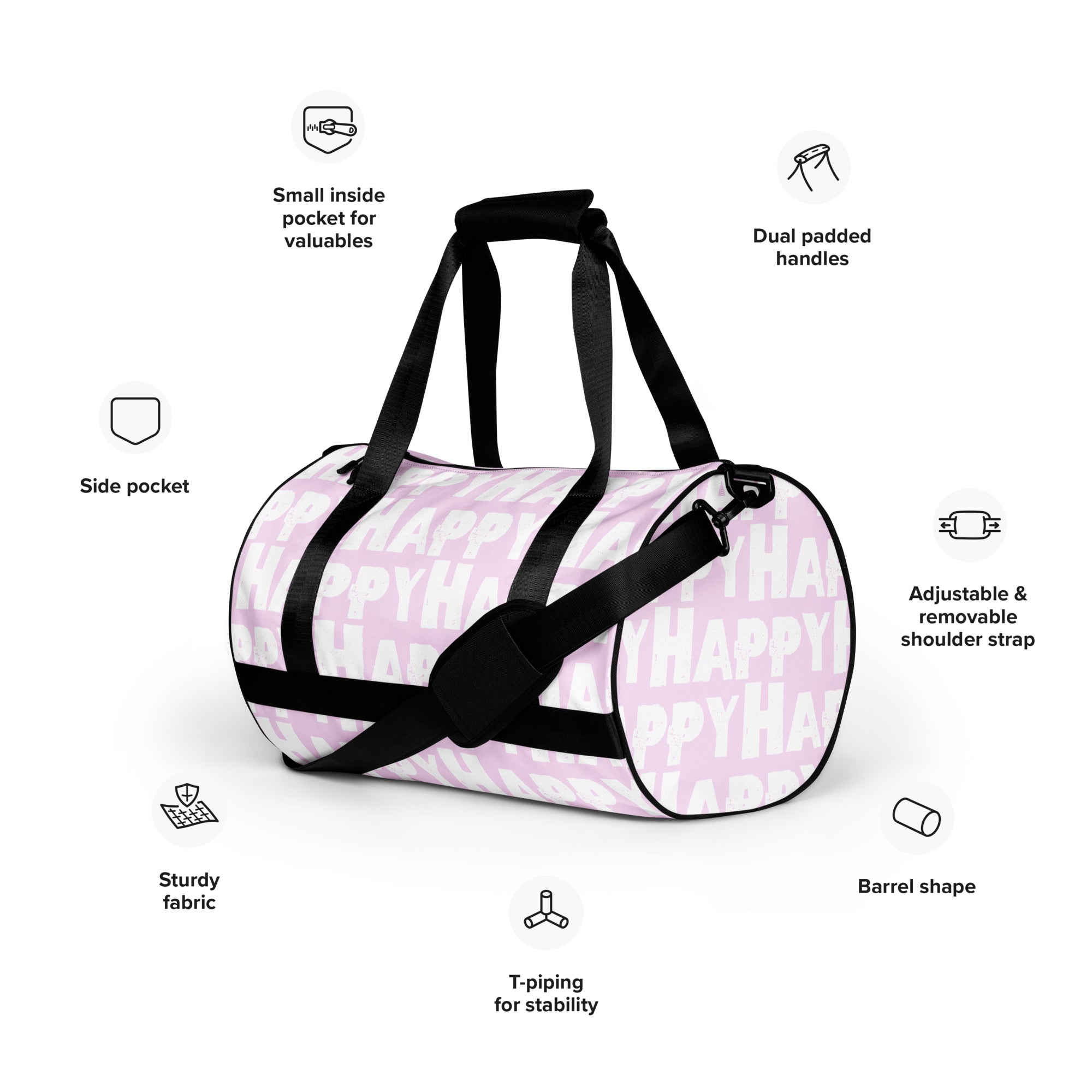 Girls small gym top bag